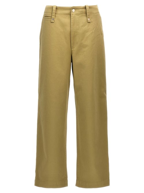 Cotton Trousers — Beige