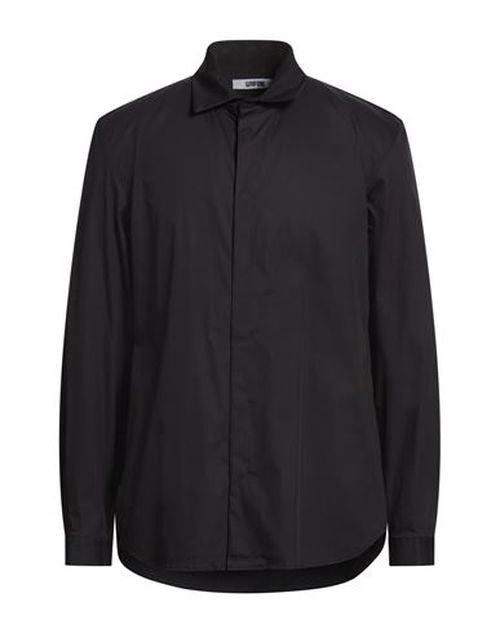 Man Shirt Black Size 36 Cotton, Polyamide, Elastane