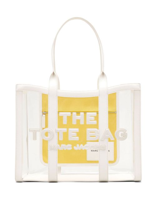 The Clear Large Tote bag - White