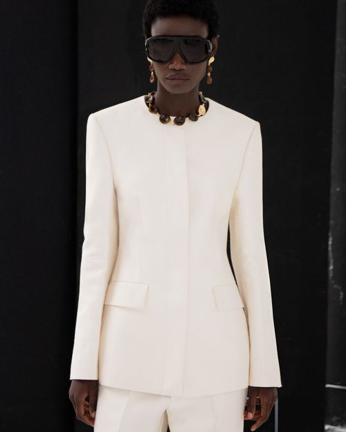 Myra Cotton Silk Blend Jacket - 34