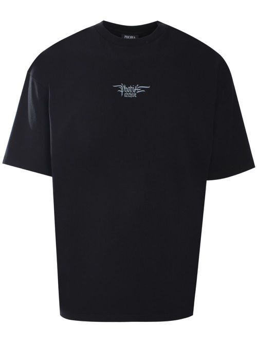 PHOBIA Mouth reflective T-shirt - Black
