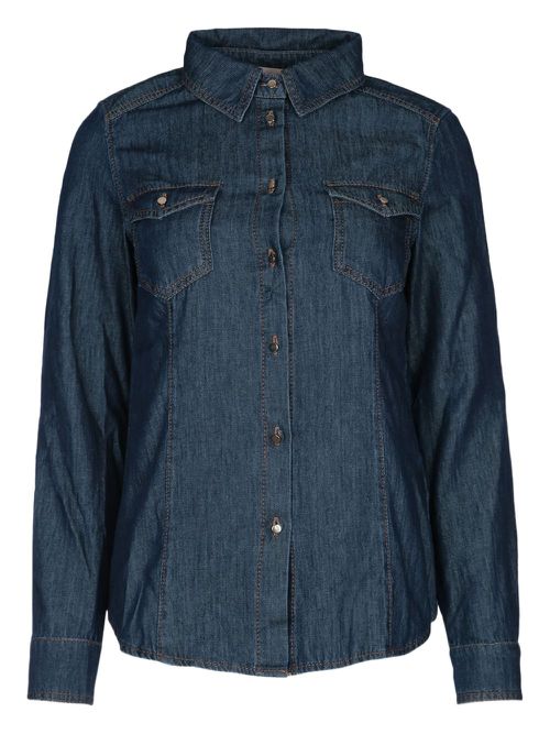 I BLUES denim button-up shirt