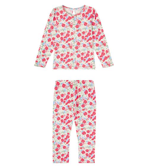 Konges Sløjd Babette floral cotton top and leggings set