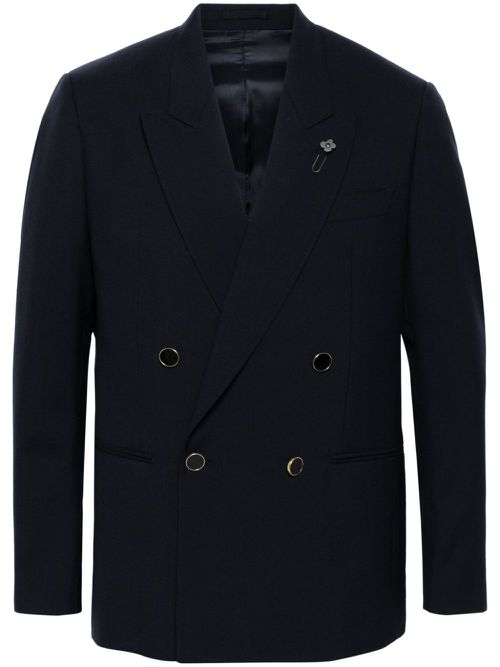 Double-breasted blazer - Blue