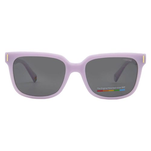 Polarized Grey Square Unisex Sunglasses PLD 6191/S 0789/M9 54