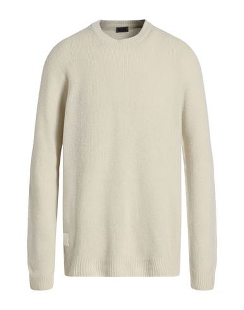 Man Sweater Cream Size XXL Wool, Polyamide