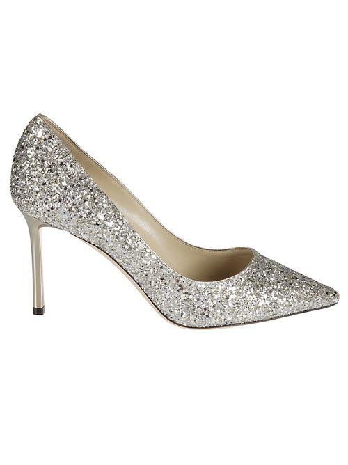 Romy Glittered Pointy-toe Pumps