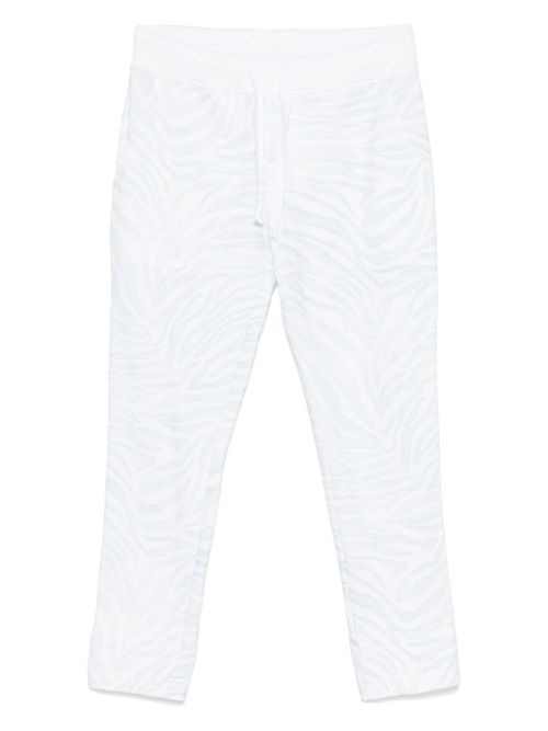 Cotton-blend pants - White