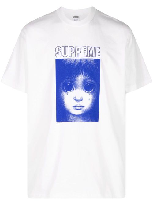 X Margaret Keane Teardrop T-shirt - White