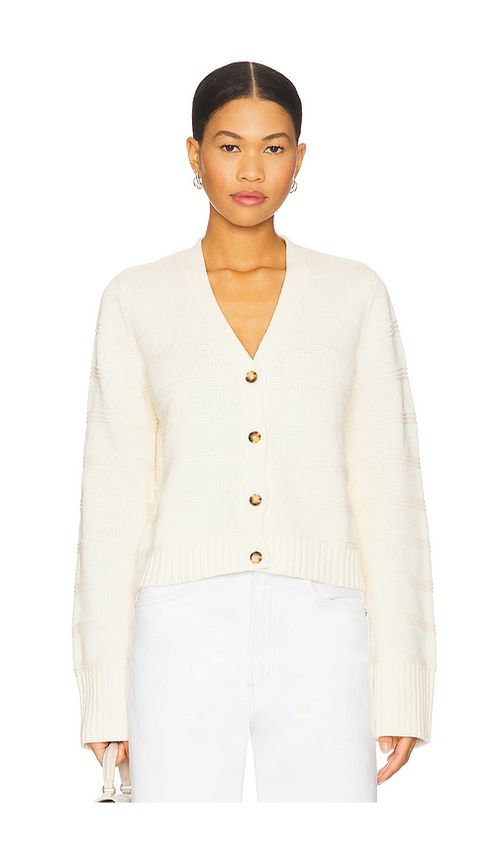 La Ligne Jill Cardigan in Cream. -  XL also in L, M