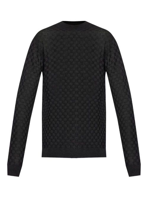 Textured sweater - Black