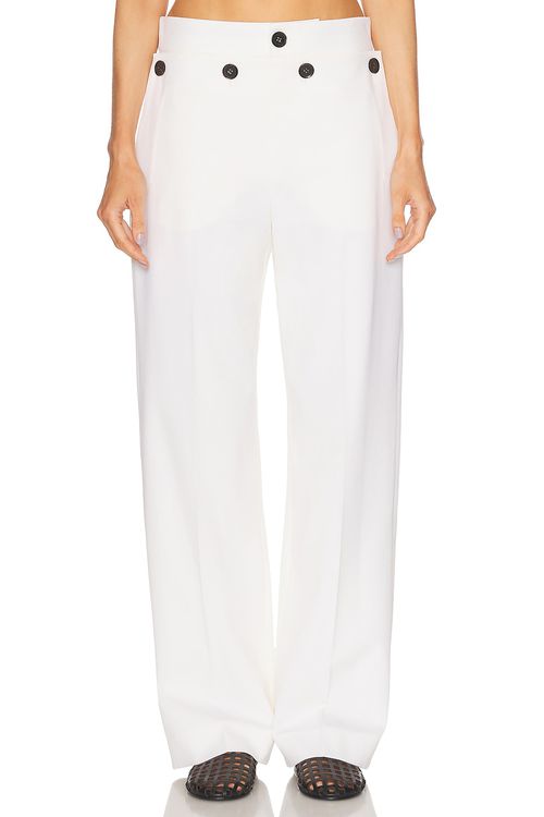 Proenza Schouler Oliver Pant in Off White - White.  6 also in 0