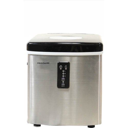 Frigidaire "14"" 26-Lb. Freestanding Icemaker - Stainless Steel"