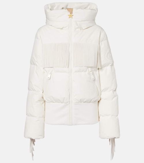 Marna fringed down ski jacket