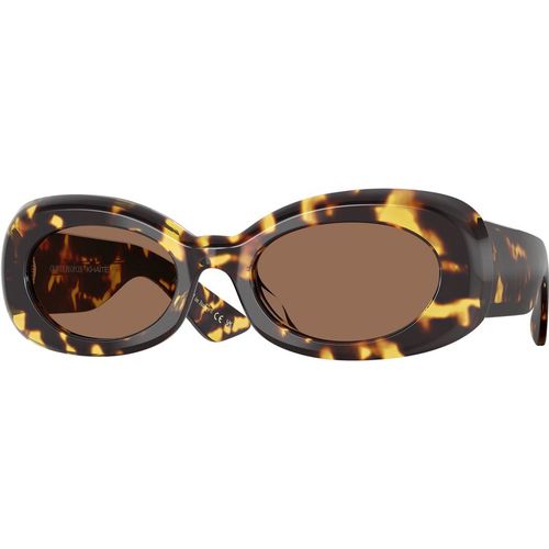 Oliver Peoples Vrouw Oliver Peoples OV5606SU 1992C 140773 Zonnebrillen Acetaat Bruin Bruin Rotonde Normaa