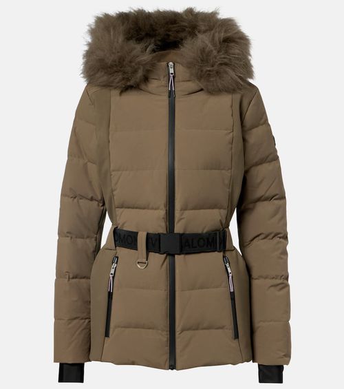 Doudoune 64cm belted down jacket
