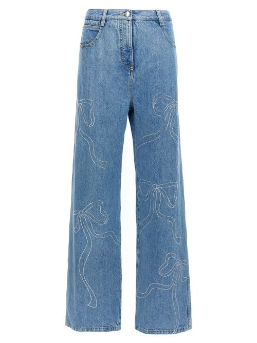 Crystal Ribbon Hot Fix Jeans