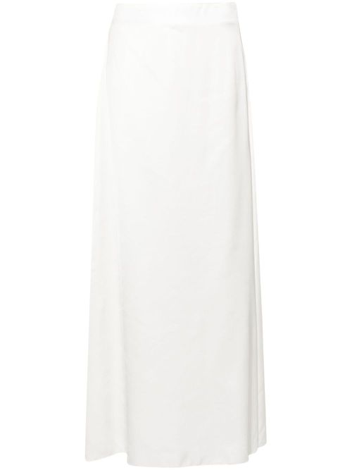 Satin maxi skirt - Neutrals