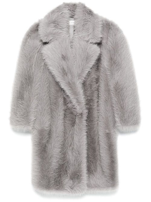 Faux-fur coat - Grey
