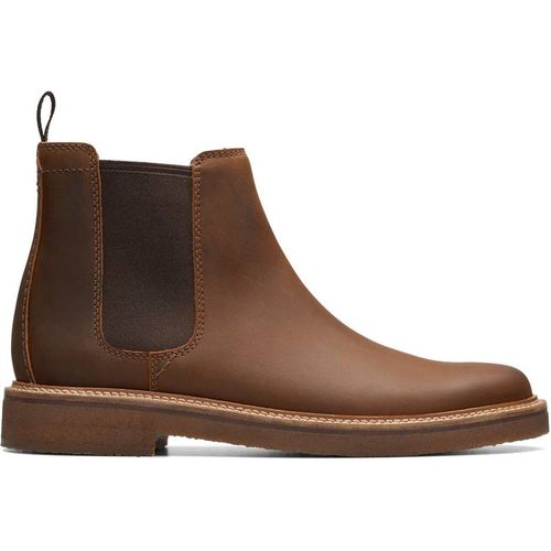 Clarks Clarkdale Easy Chelsea Boot Beeswax Leather Chelsea Boots In Brown