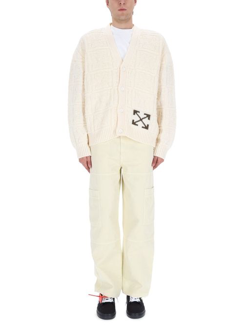 Arrow 3D Stitch Cardigan for Men