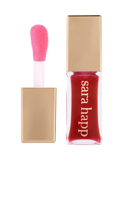 Sara happ Cushion Kiss Lip Oil in Red