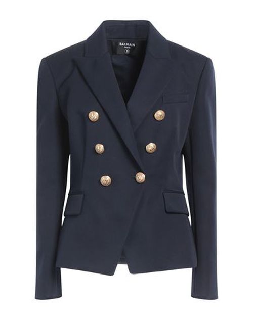 Woman Blazer Midnight blue Size 14 Wool