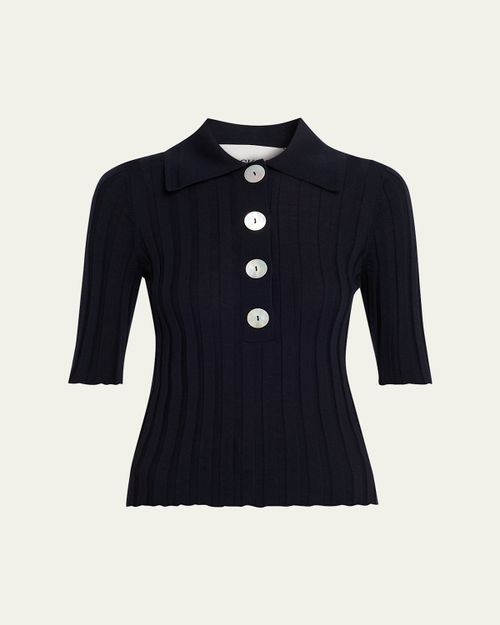 Sugarman Short Sleeve Knit Polo
