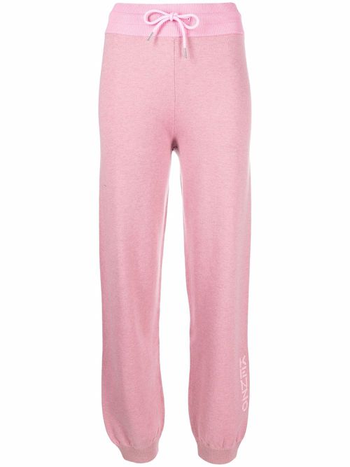 Logo-print track pants - Pink