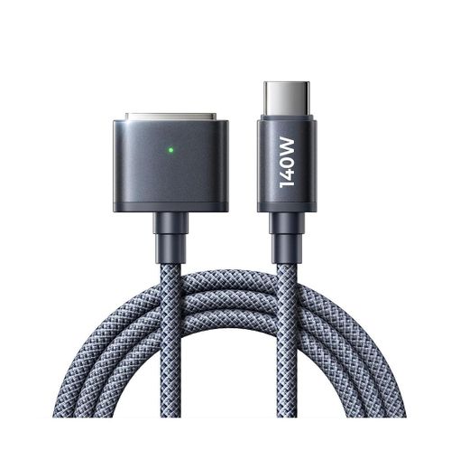 Usb-c to Magnetic 3 Cable 6.6 ft, 140W Fast Charging Cord for MacBook Charger, Compatible with MacBook Pro and Air - Dark Blue