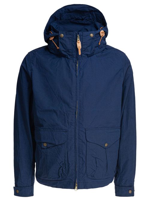 Manifattura Ceccarelli Blue Nylon Cotton Jacket