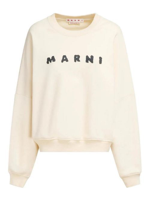Ivory logo sweatshirt