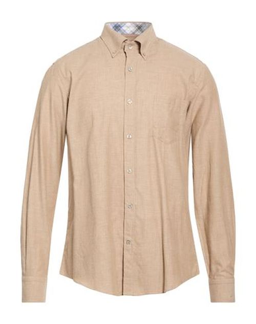 Man Shirt Sand Size 15 Cotton