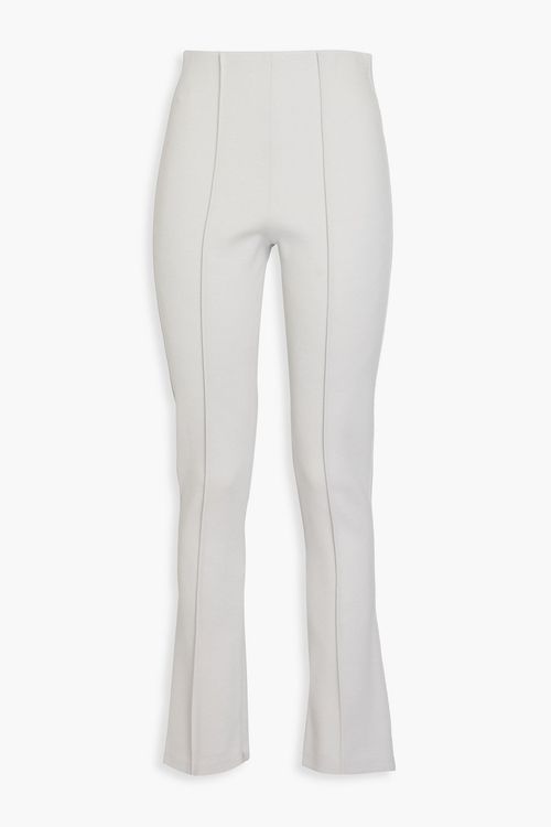 Stretch-knit bootcut pants