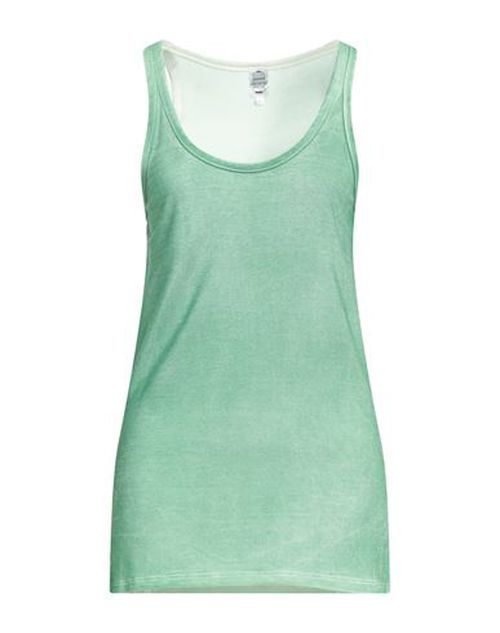 Woman Tank top Green Size 2 Viscose
