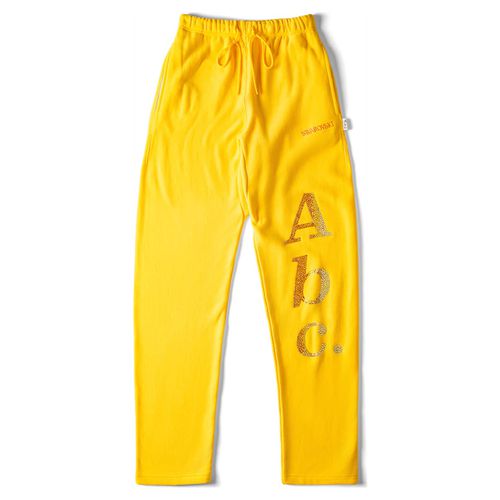 ADVISORY BOARD CRYSTALS, Colored Objects sweatpants, Yellow