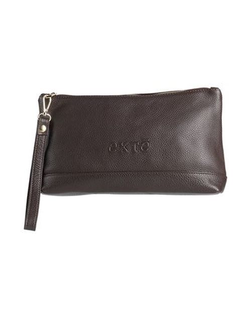 Woman Handbag Dark brown Size