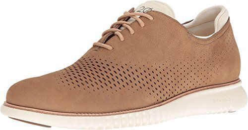 Cole Haan Mens 2 Zerogrand LSR Wing British Tan/Black/Ivory