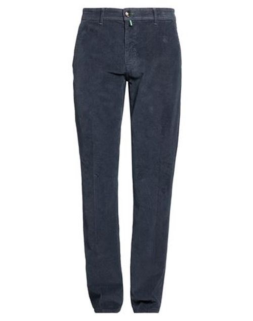 Man Pants Slate blue Size 36 Cotton, Elastane