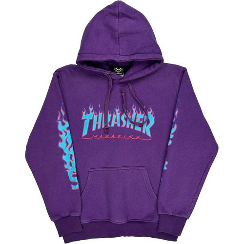 Magazine Thrasher Graphic Hoodie - XL Purple Cotton