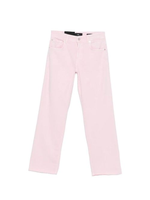 Calie Straight Ankle Colored Left Hand Rose With Raw