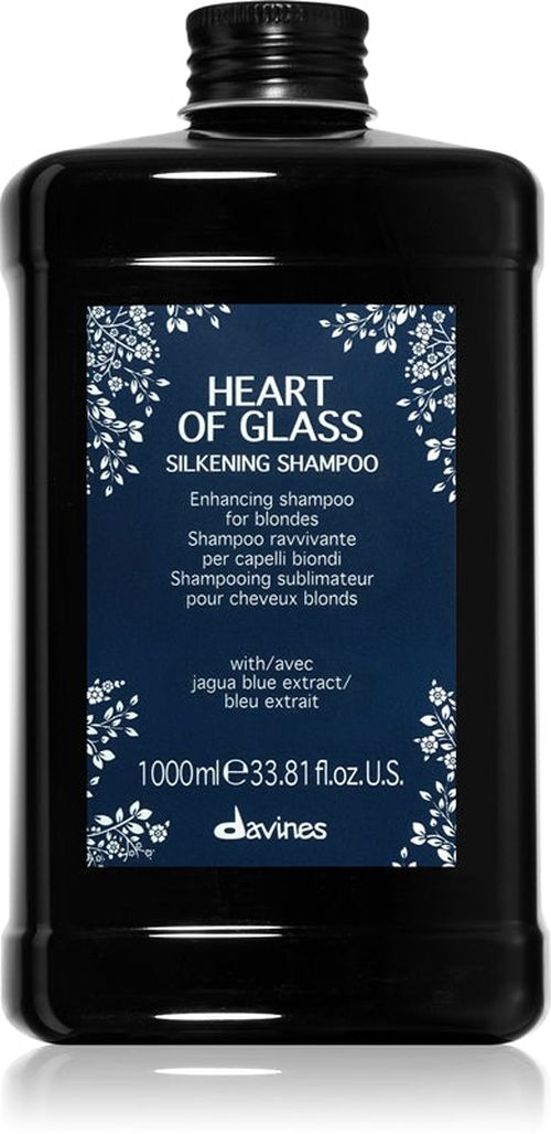 Davines Heart of Glass Silkening Shampoo 1000 ml — Shampoo for Blonde Hair