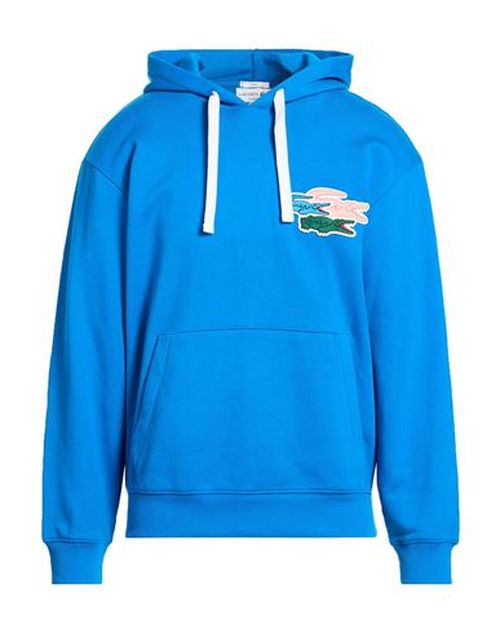 Man Sweatshirt Azure Size L Cotton