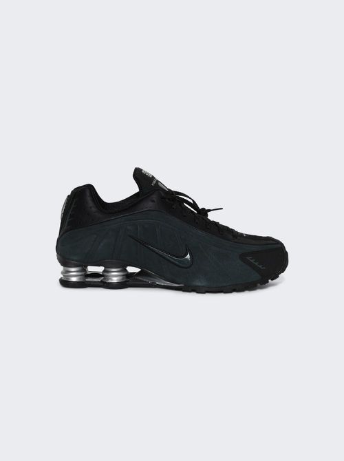 Shox R4 Se 2 Sneakers Black And Seaweed-metallic Silver