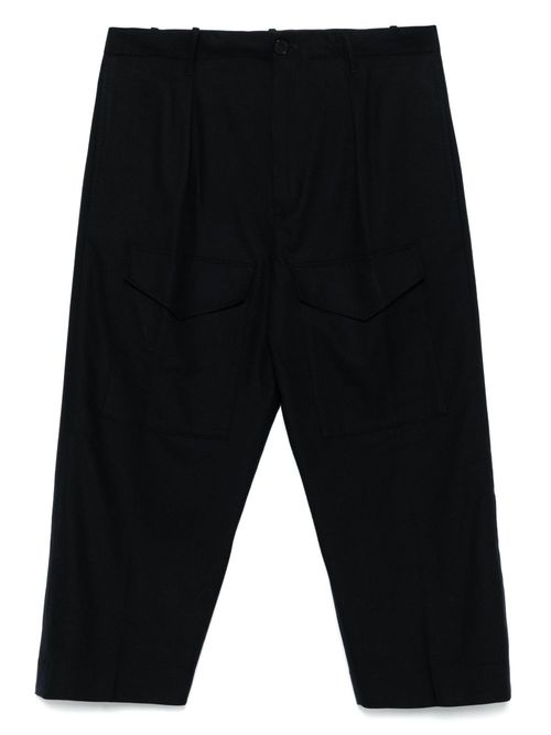 Setchu cropped trousers - Blue