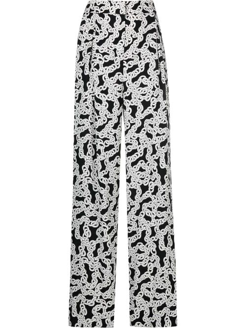 Brooklyn straight-leg trousers - Black