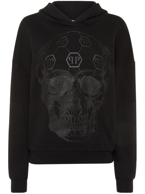 Monogram Skull hoodie - Black