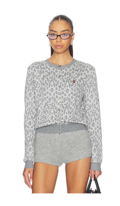 GUIZIO June Relaxed Cardigan in Grey. L. Also in XXS, XS, S