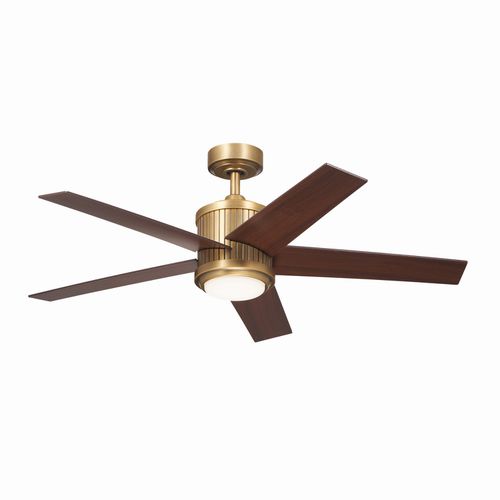 Natural Brass 48"Ceiling Fan from the Brahm Collection