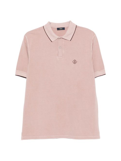Logo cotton polo shirt